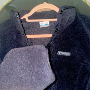 Columba 1/4 zip (button) fleece pullover - women’s size medium
